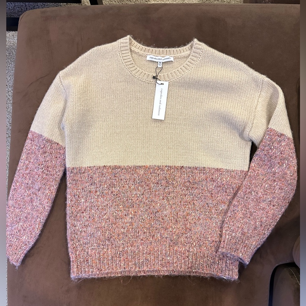 NWT. Cupcakes and cashmere sweater size XS.